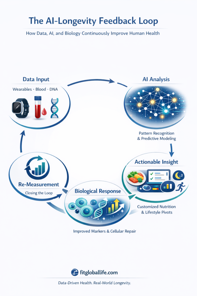 the ai longevity feedback loop – how ai continuously optimizes human health