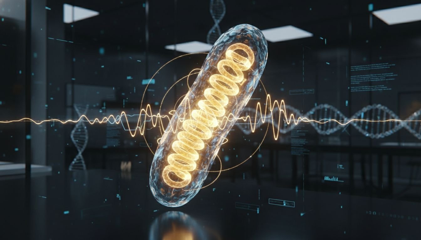3D visualization of Mitochondrial Recovery and cellular ATP energy production for longevity