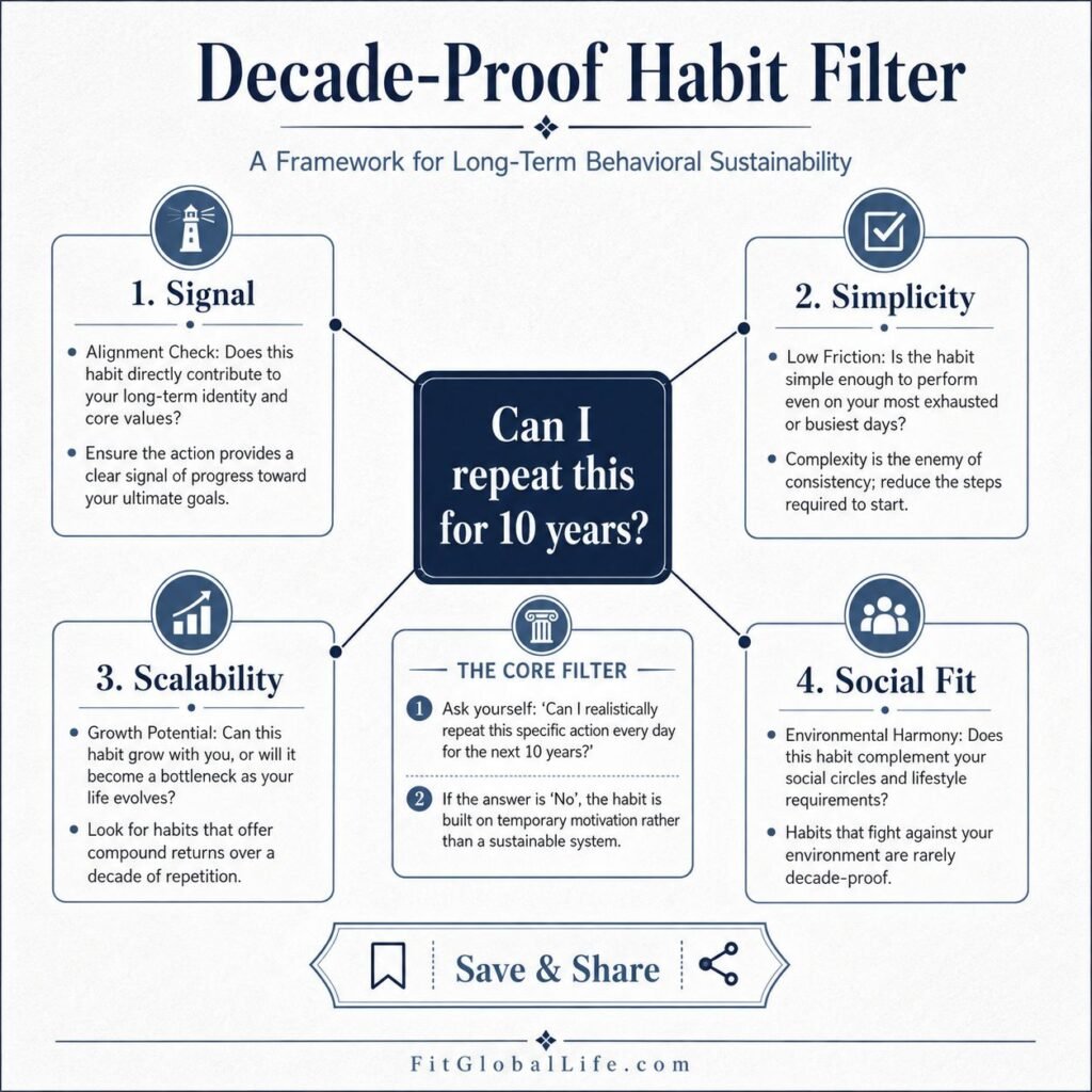 health habits that age well decision tree for sustainable wellness habits