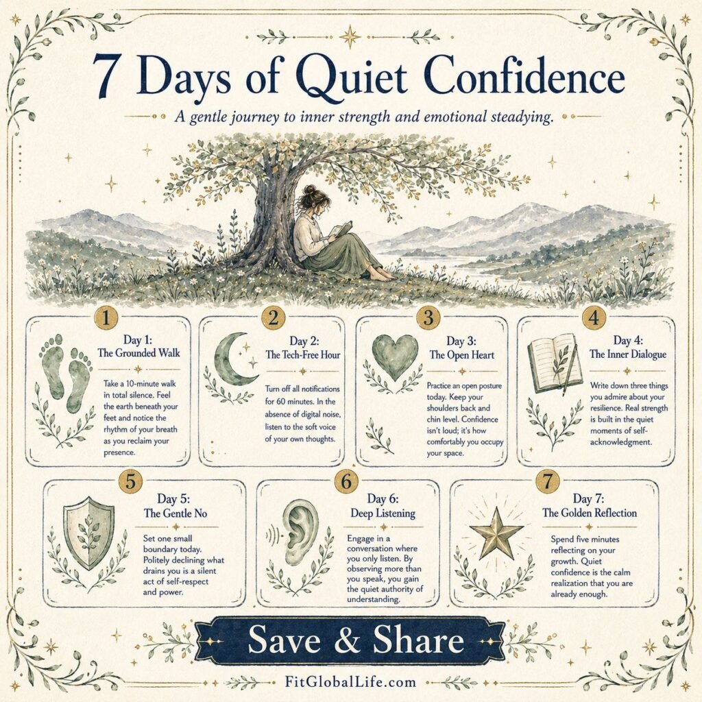 thought patterns quiet confidence breaks seven day practice plan