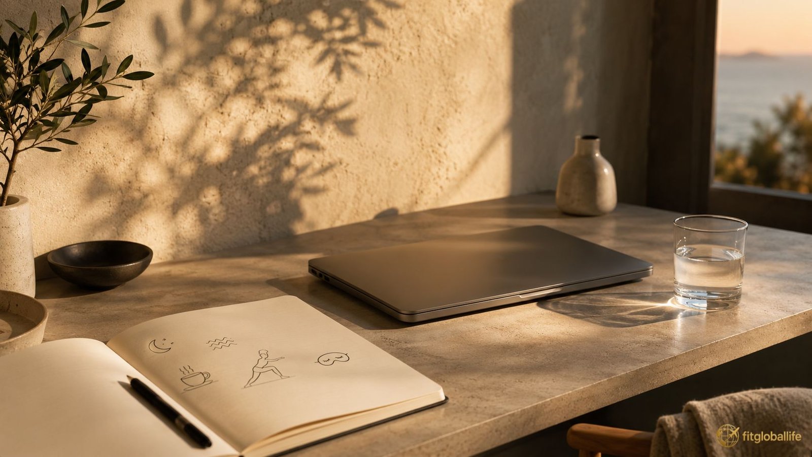 recovery rituals better than motivation shown through a calm evening wellness routine