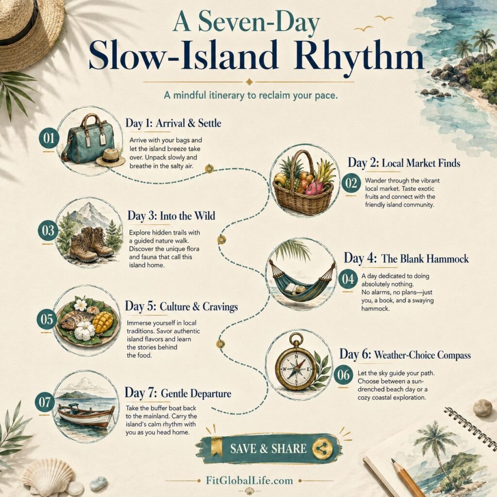 5 Low-Crowd Islands for Slow Travel in 2026 Low-crowd islands for slow travel seven-day itinerary rhythm