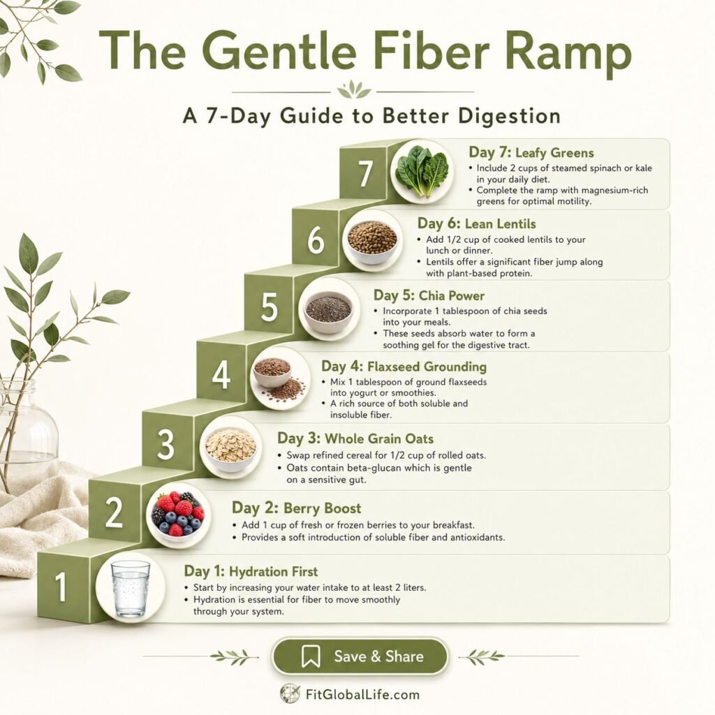 5 Fiber-Rich Breakfasts That Support Gut Health fiber-rich breakfasts 7 day gentle fiber ramp for gut health